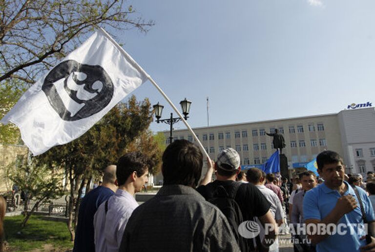 Митинг За честные выборы в Астрахани