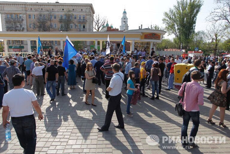 Митинг За честные выборы в Астрахани