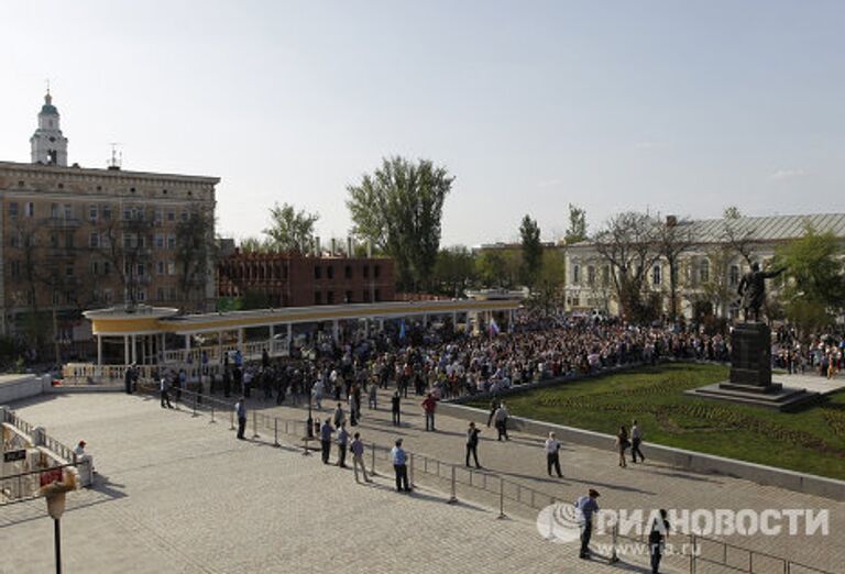 Митинг За честные выборы в Астрахани