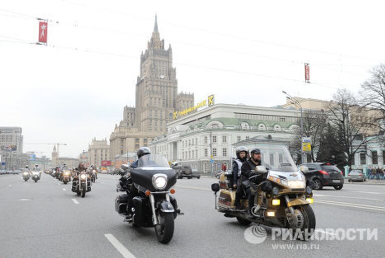 Открытие мотосезона в Москве