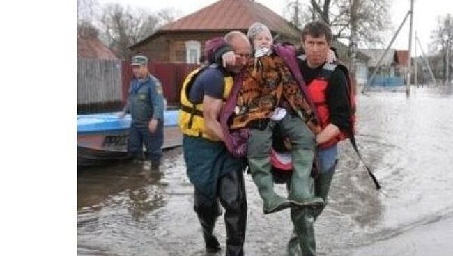 Подтопления в поселке Кадом Рязанской области