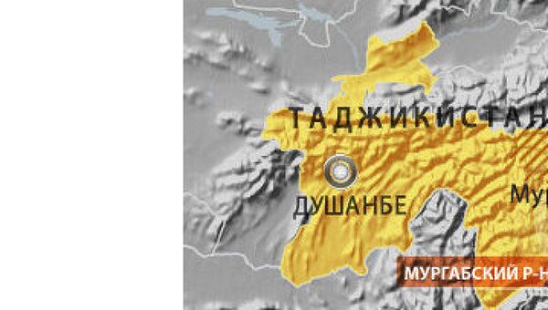 Землетрясение магнитудой 4,5 произошло на востоке Таджикистана