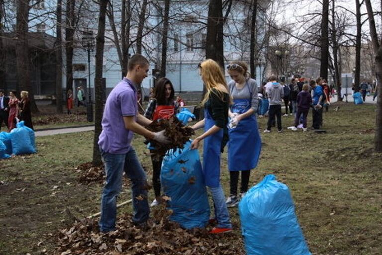 Субботник в Москве