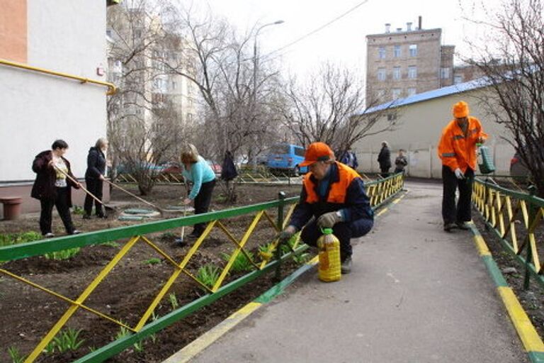 Субботник в Москве