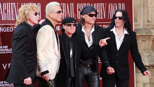 Участники группы Scorpions. Архивное фото