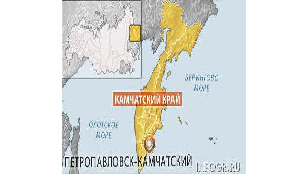 Камчатский край. Карта