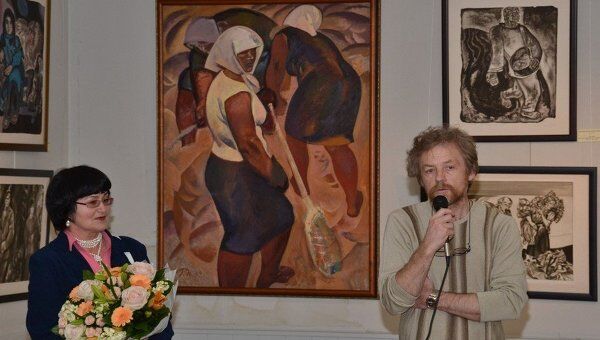 Выставка белорусских художников Поплавских открылась в Москве