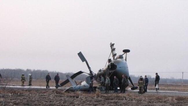 Аварийная посадка Ми-8 под Хабаровском