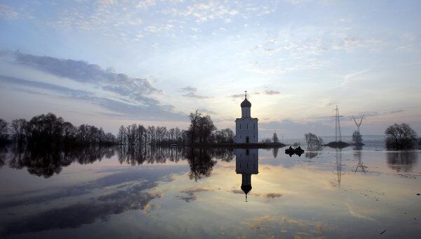 Наводнение в селе Боголюбово, Россия