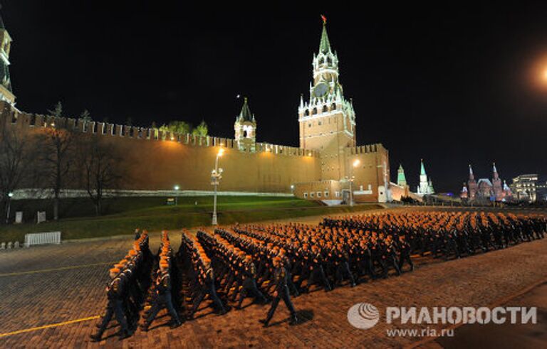 Репетиция парада Победы на Красной площади