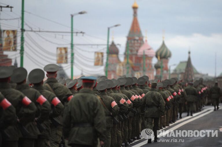 Репетиция парада Победы на Красной площади