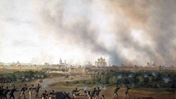 Адам, Альбрехт - Сражение за Смоленск 18 августа 1812 г.