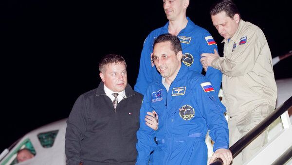 Встреча экипажа 30-й длительной экспедиции на МКС