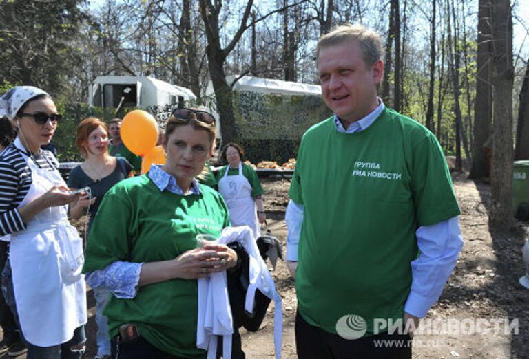 Второй медиасубботник в ЦПКиО имени Горького