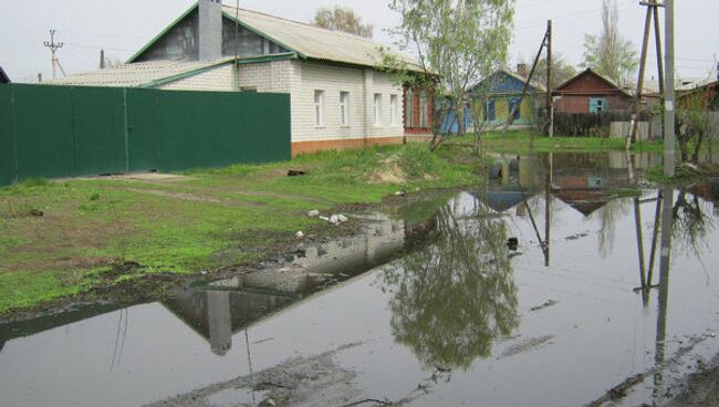 Паводок в Балашове Саратовской области