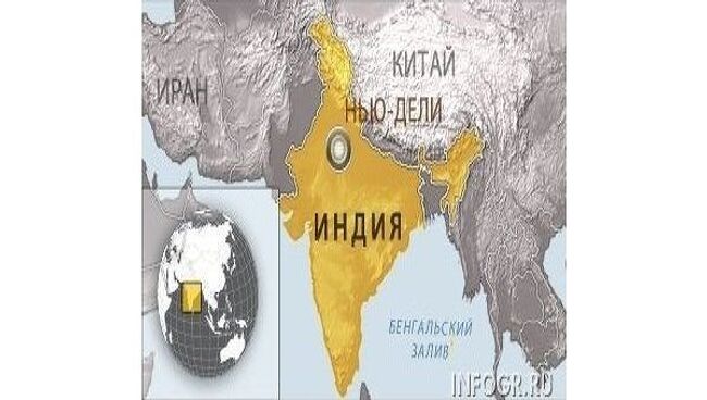 Землетрясение магнитудой 5,6 произошло в Индии