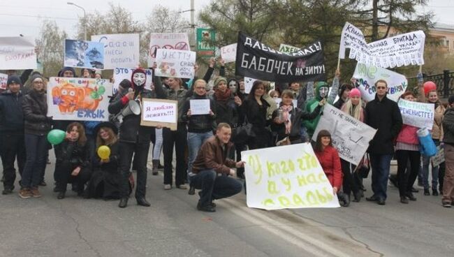  Акция Монстрация в Омске