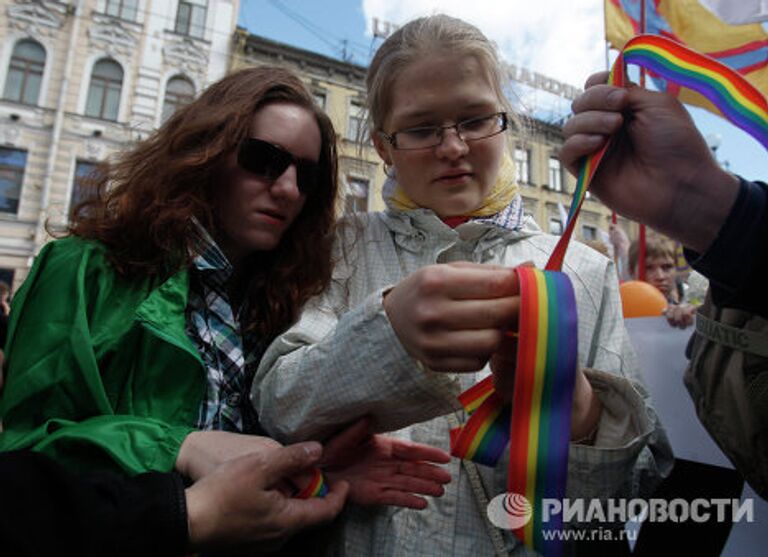 Первомайские акции в Санкт-Петербурге