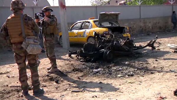 Талибы проводили Обаму из Кабула серией взрывов. Кадры с места терактов