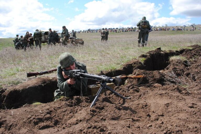 Военно-историческая Реконструкция Бои у Валькерсдорфа 1945