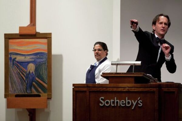 Холст Мунка Крик продан за рекордные $119,9 млн долларов на торгах Sotheby's в Нью-Йорке