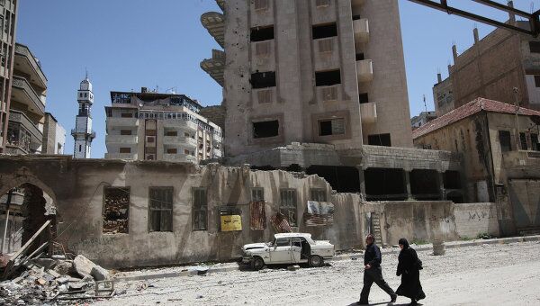 Разрушенные дома. Сирия. Архивное фото