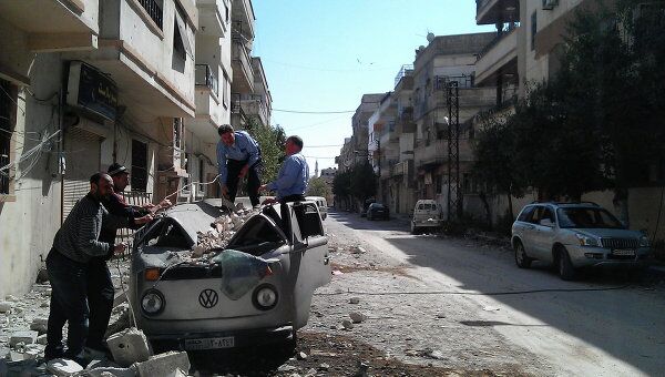 Жители сирийского города Хомс. Архив