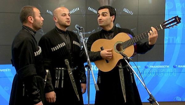 Песни грузинского ансамбля Тбилисури впервые прозвучали в России
