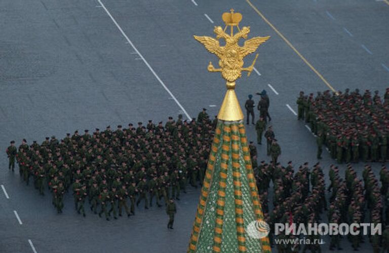 Репетиция парада Победы на Красной площади