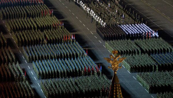 Репетиция парада Победы на Красной площади. Архивное фото