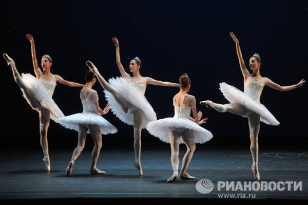 Репетиция балета Драгоценности в Большом театре