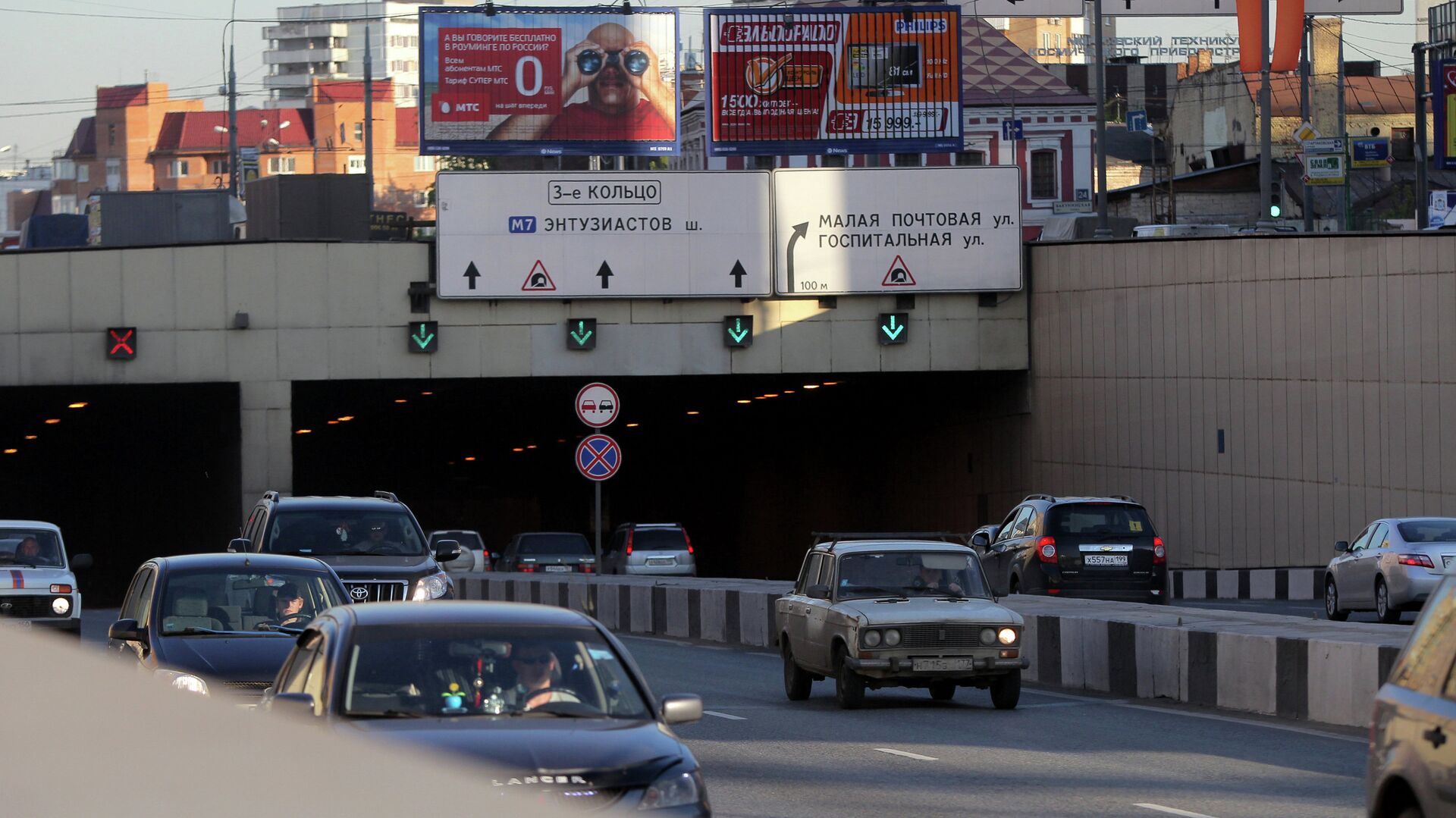 Лефортовский тоннель в Москве будет закрыт для замены асфальта - РИА Новости, 1920, 07.04.2021