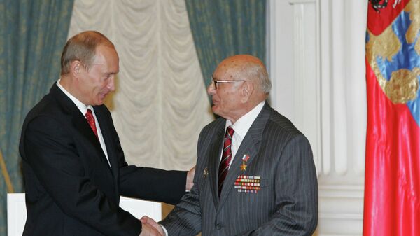 Президент России и Алексей Ботян. Архивное фото