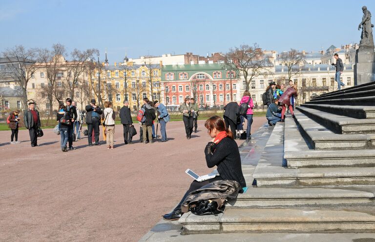 Фотокорры Петербурга встретились по традиции на Потемкинской лестнице 