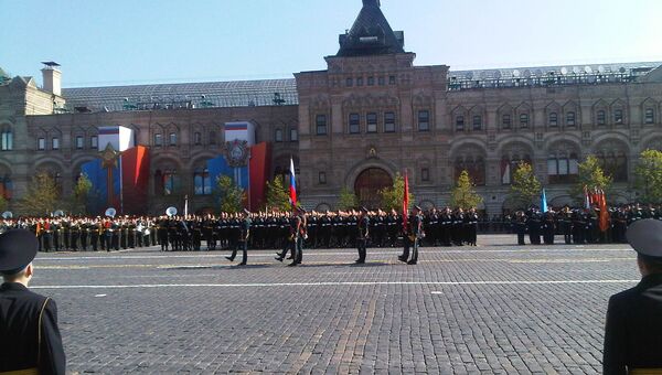 Генеральная репетиция парада на Красной площади