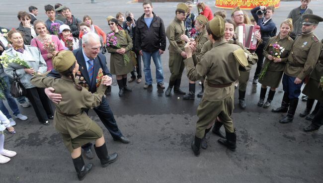 Празднование 9 мая в ЦПКиО имени М.Горького