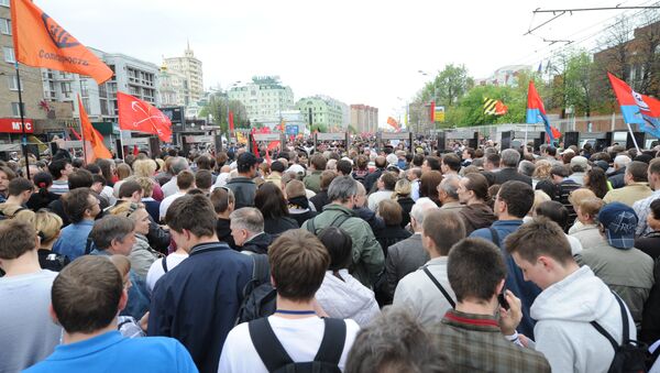 Подготовка к Маршу миллионов в Москве. Архив