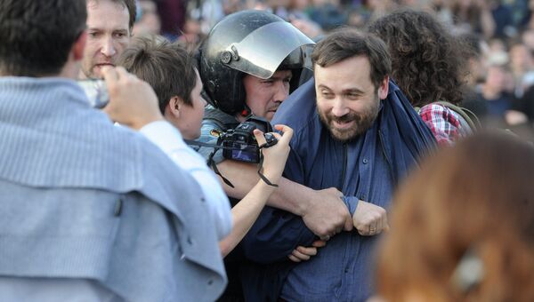 Задержания участников митинга Марш миллионов в Москве