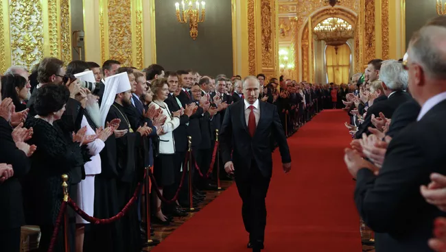 Церемония инаугурации избранного президента РФ В.Путина