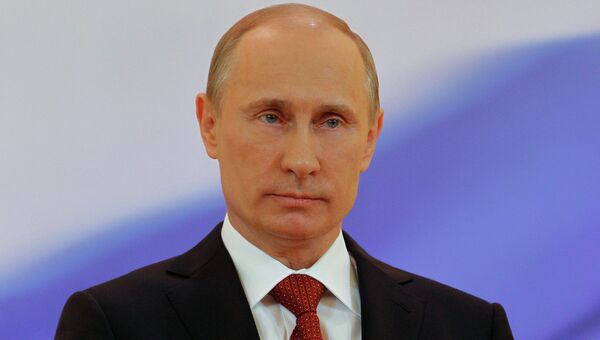 Избранный президент РФ Владимир Путин