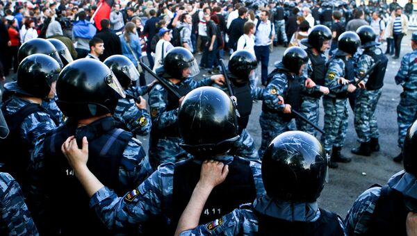 Столкновения в центре Москвы 6 мая