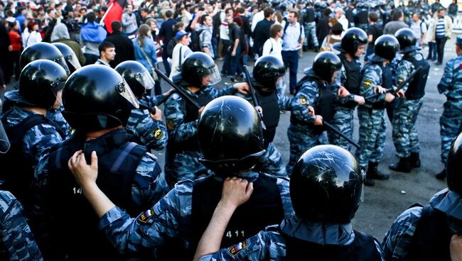 Столкновения в центре Москвы 6 мая 