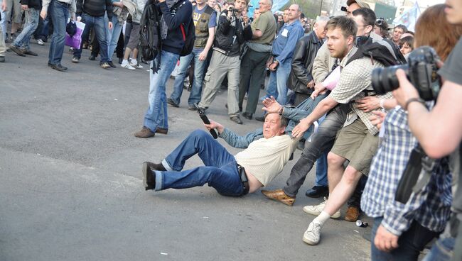 Столкновения в центре Москвы 6 мая