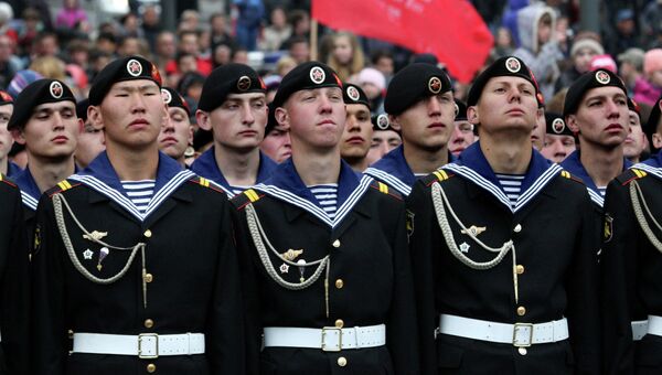 Военный парад во Владивостоке