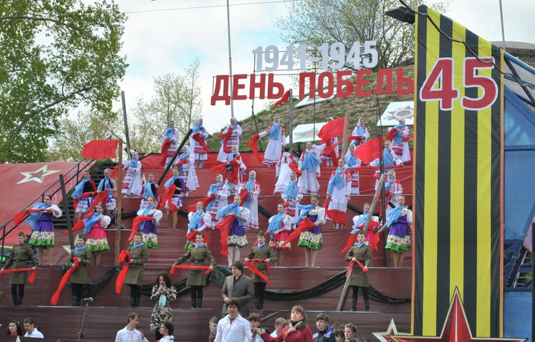 День Победы в Барнауле