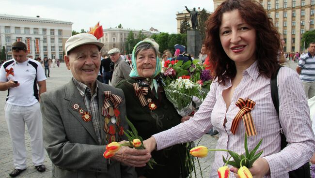 Празднование 9 мая. Архив