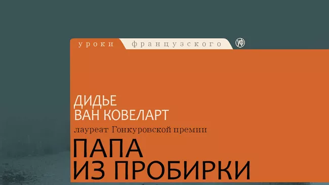 Обложка романа французского писателя Дидье ван Ковеларта Папа из бутылки