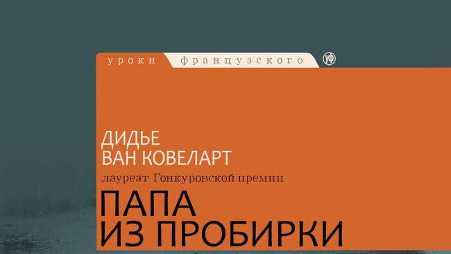 Обложка романа французского писателя Дидье ван Ковеларта Папа из бутылки