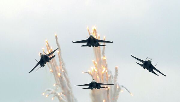 Истребители авиационной группы Русские Витязи