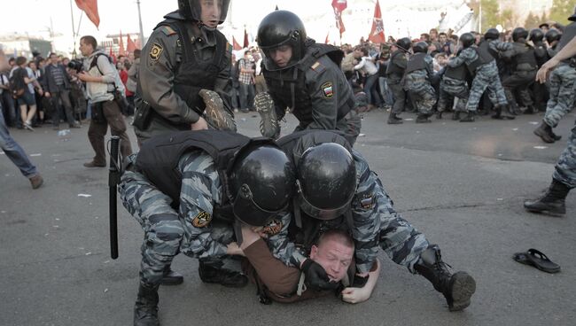 Задержания участников митинга Марш миллионов в Москве. Архив